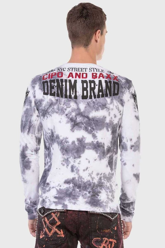 Cipo & Baxx T-Shirt »Sweatshirts« mit Print und sportlichem Look