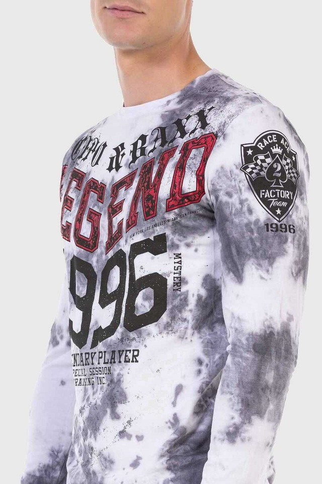 Cipo & Baxx T-Shirt »Sweatshirts« mit Print und sportlichem Look