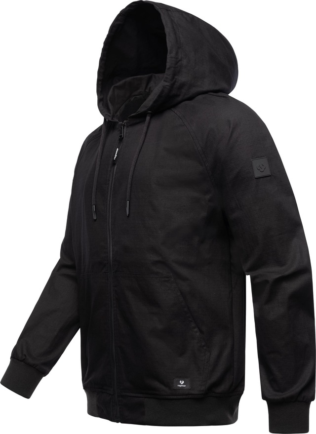 Ragwear Outdoorjacke »Garoo« mit Kapuze Stylische Herren Übergangsjacke aus Ripstop-Material