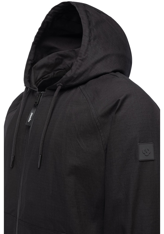 Ragwear Outdoorjacke »Garoo« mit Kapuze Stylische Herren Übergangsjacke aus Ripstop-Material