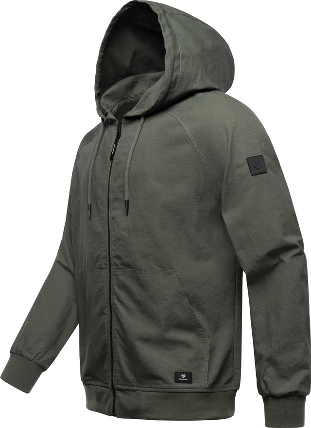 Ragwear Outdoorjacke »Garoo« mit Kapuze Stylische Herren Übergangsjacke aus Ripstop-Material