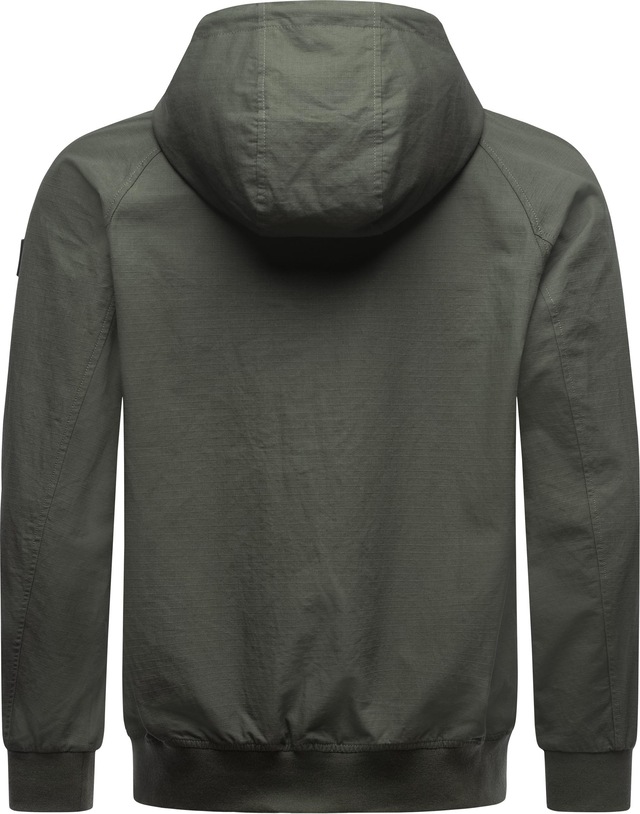 Ragwear Outdoorjacke »Garoo« mit Kapuze Stylische Herren Übergangsjacke aus Ripstop-Material