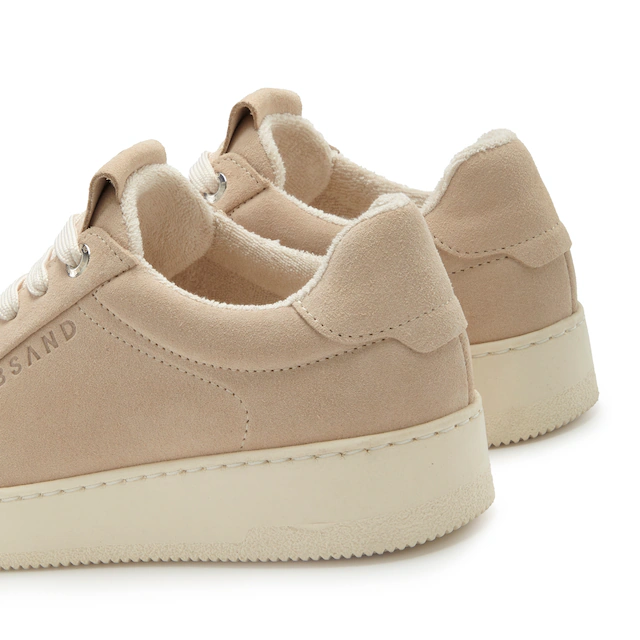 Elbsand Sneaker »Freizeitschuh, Lederschuh, Ledersneaker, Turnschuh, Schnürschuhe« aus Leder mit Plateausohle und austauschbaren Schnürsenkeln