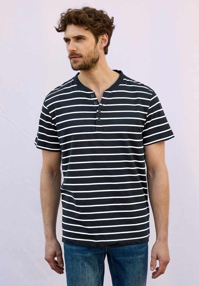 STREET ONE MEN T-Shirt aus reiner Baumwolle