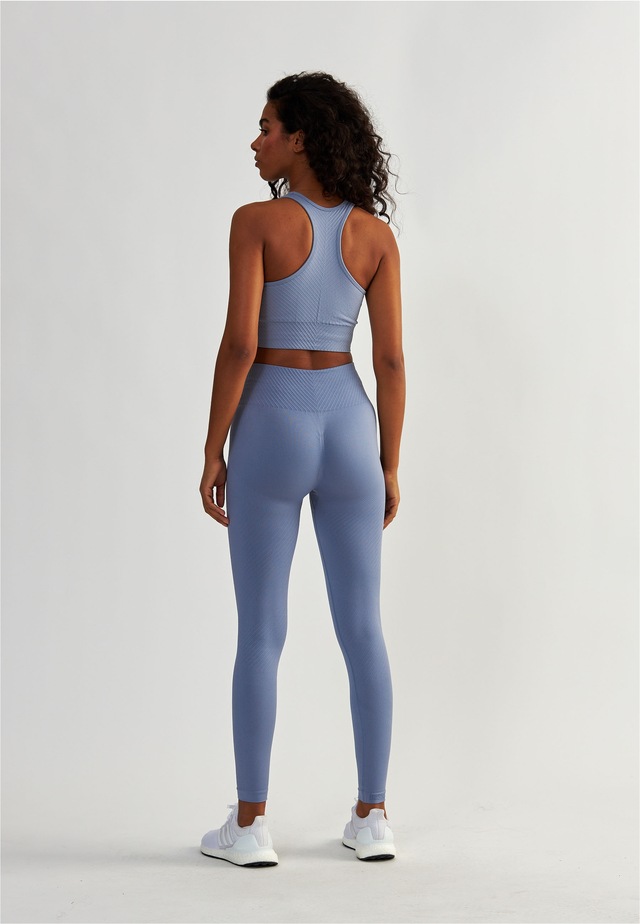 BeShaped Trainingstights »Femme Force« mit angesagtem Jacquard-Muster
