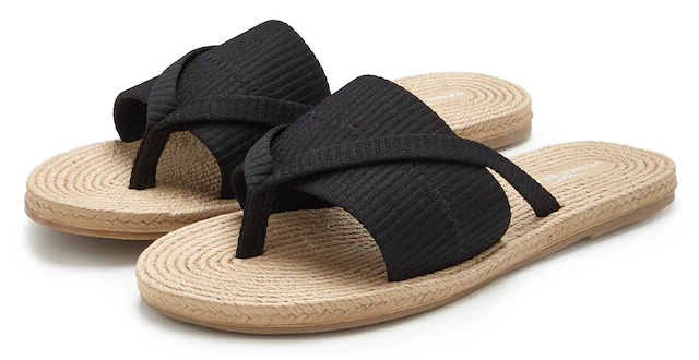 Venice Beach Badeschuh »Badepantolette, Badelatsche, Badezehentrenner, Sandale, Mule« NEU Pantolette, Zehentrenner mit wasserabweisender und leichter Sohle