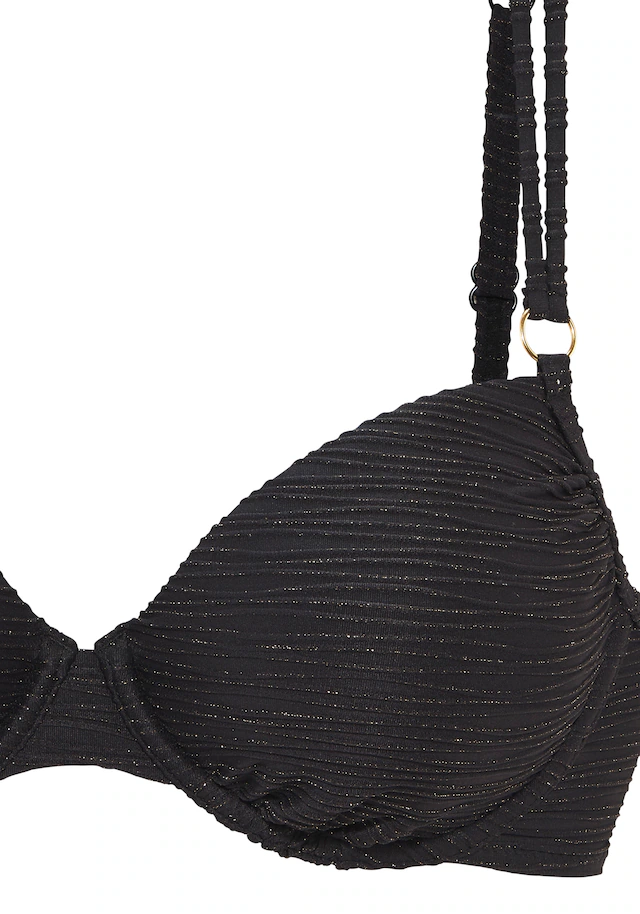 LASCANA Bügel-Bikini 0 Stk. Glitzernde Strukturware