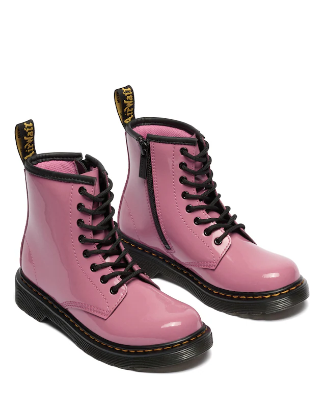DR. MARTENS Schnürboots »Junior 1460 8-Loch Lacklederstiefel« Lackstiefel, Kinderstiefel, Freizeitschuh mit Reißverschluss