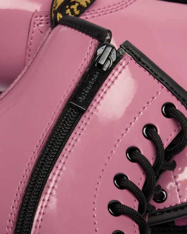 DR. MARTENS Schnürboots »Junior 1460 8-Loch Lacklederstiefel« Lackstiefel, Kinderstiefel, Freizeitschuh mit Reißverschluss