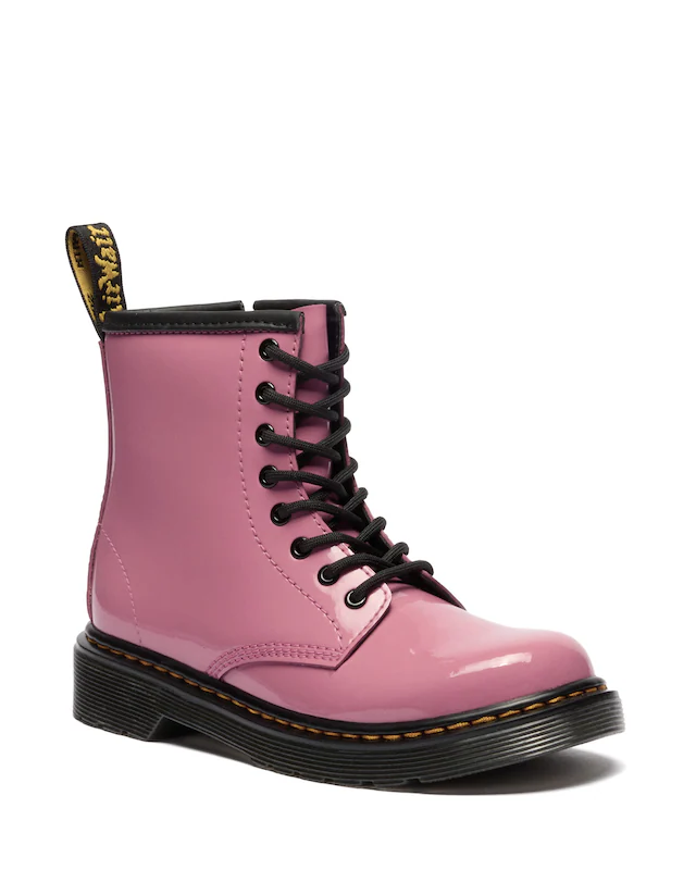 DR. MARTENS Schnürboots »Junior 1460 8-Loch Lacklederstiefel« Lackstiefel, Kinderstiefel, Freizeitschuh mit Reißverschluss