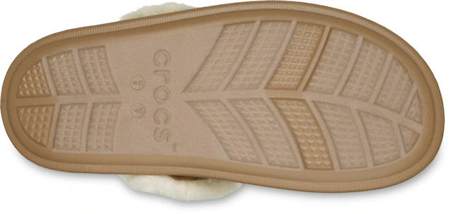 Crocs Pantoffel »Classic Fuzz Scuff« Hausschuh, Clog mit Warmfutter
