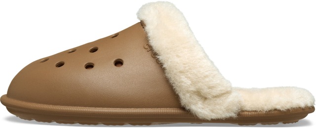 Crocs Pantoffel »Classic Fuzz Scuff« Hausschuh, Clog mit Warmfutter