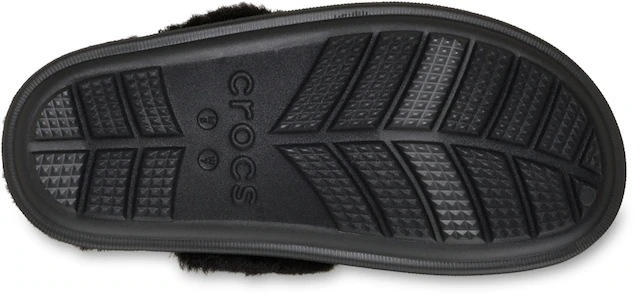 Crocs Pantoffel »Classic Fuzz Scuff« Hausschuh, Clog mit Warmfutter