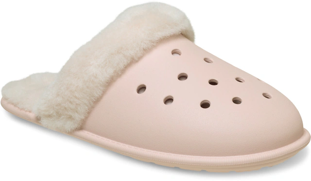 Crocs Pantoffel »Classic Fuzz Scuff« mit gepolsterter Innensohle