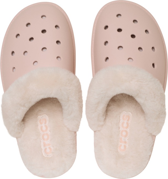 Crocs Pantoffel »Classic Fuzz Scuff« mit gepolsterter Innensohle