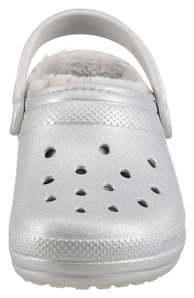 Crocs Clog »Classic Fuzz Lined Glitter« mit Lüftungsöffnungen