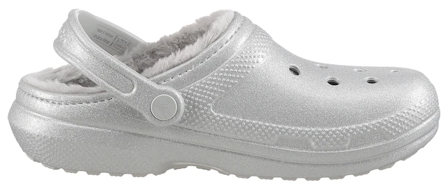 Crocs Clog »Classic Fuzz Lined Glitter« mit Lüftungsöffnungen