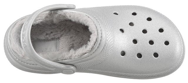 Crocs Clog »Classic Fuzz Lined Glitter« mit Lüftungsöffnungen