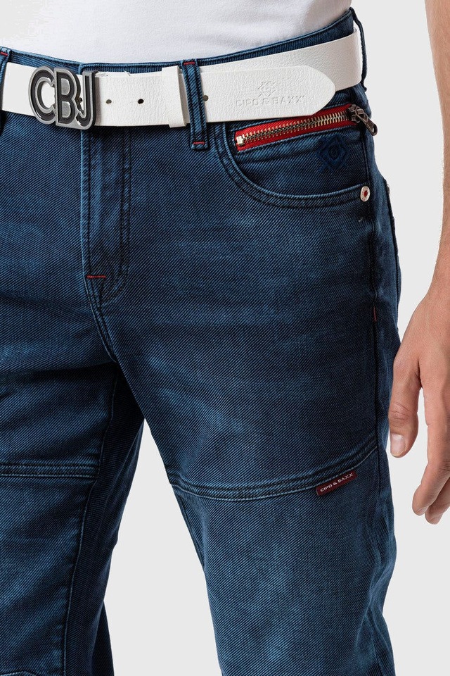 Cipo & Baxx Slim-fit-Jeans »Jeans« im washed Look