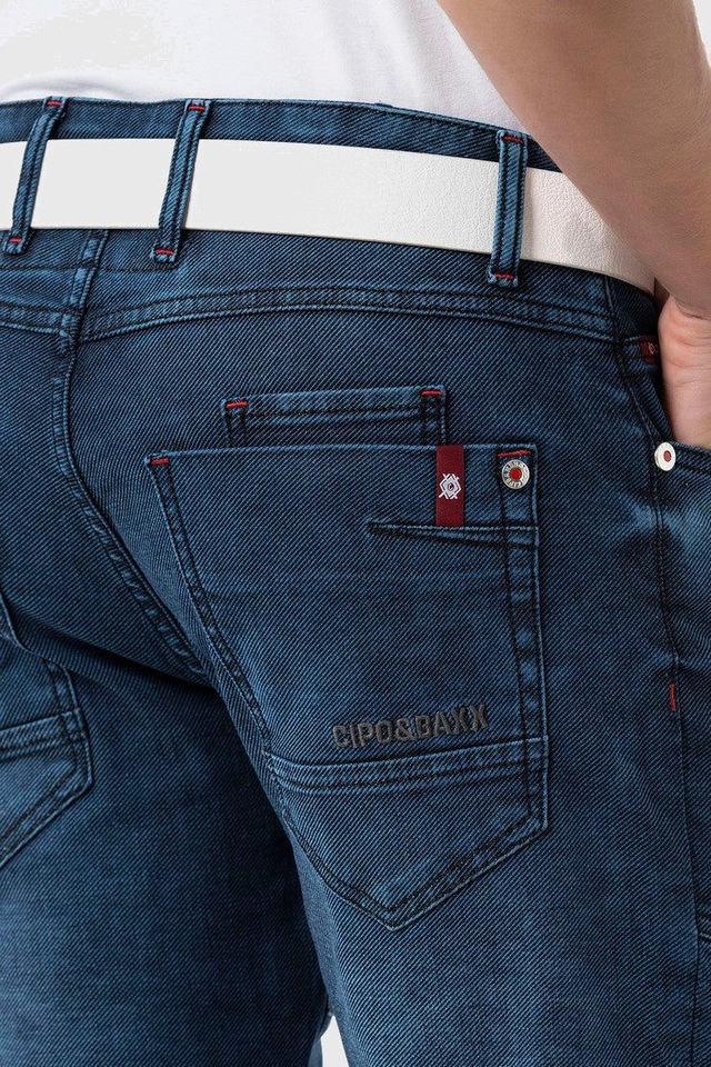 Cipo & Baxx Slim-fit-Jeans »Jeans« im washed Look