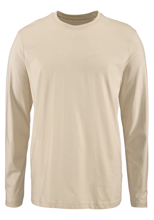 Man's World Langarmshirt »neue Farbe !« 3er-Pack, Langarm, unifarben, aus Baumwolle, im 3er-Pack