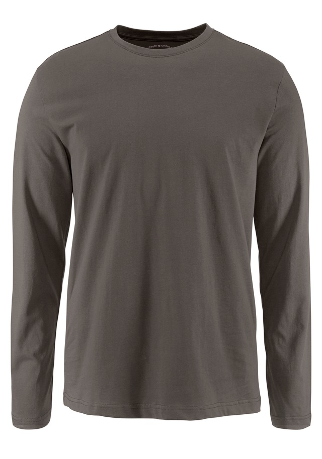 Man's World Langarmshirt »neue Farbe !« 3er-Pack, Langarm, unifarben, aus Baumwolle, im 3er-Pack
