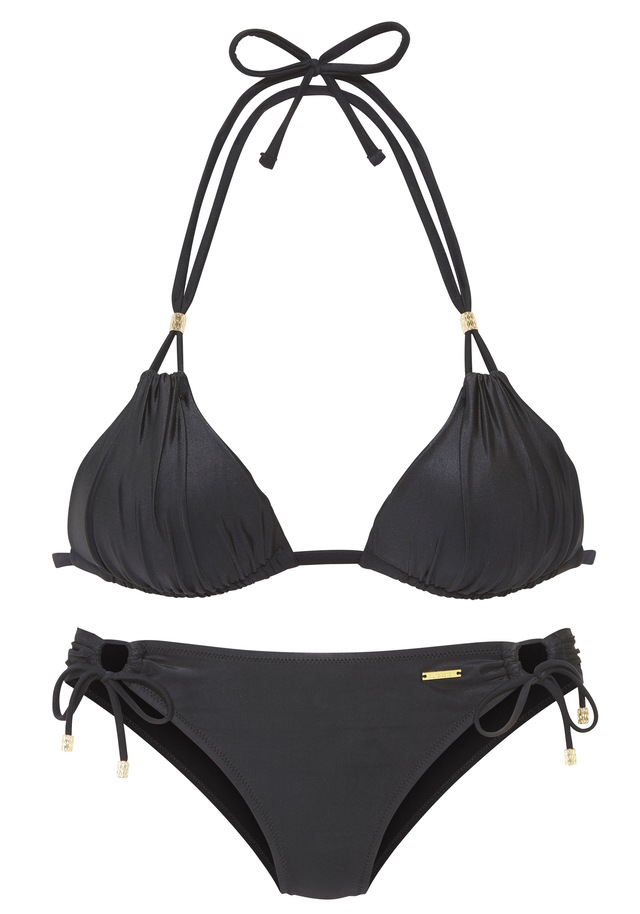 Bruno Banani Triangel-Bikini aus edel glänzender Ware