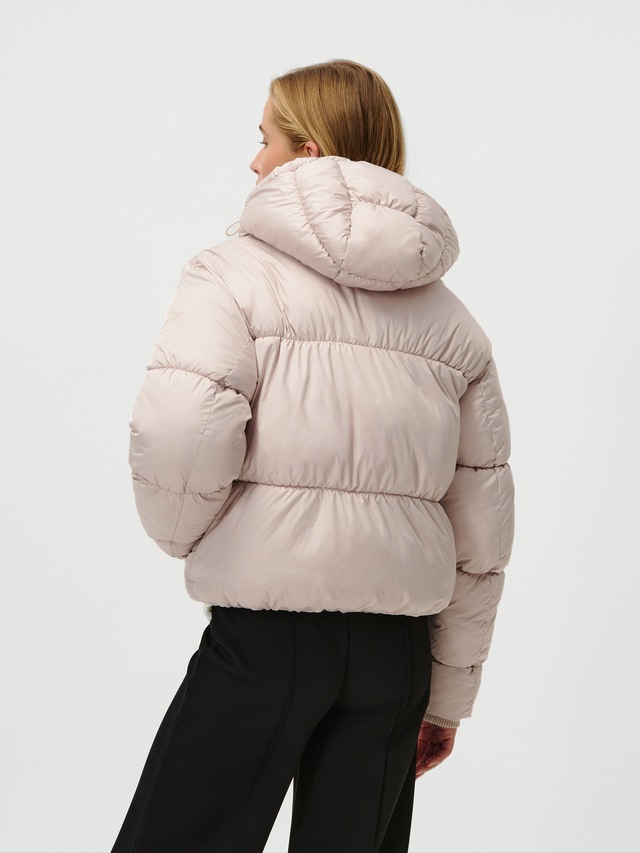 LeGer Steppjacke »Viveka, LeGer by Lena Gercke« mit Kapuze Cropped, mit Rucksack-Riemen innen, Winterjacke