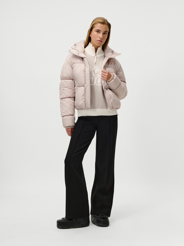 LeGer Steppjacke »Viveka, LeGer by Lena Gercke« mit Kapuze Cropped, mit Rucksack-Riemen innen, Winterjacke