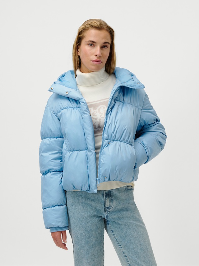 LeGer Steppjacke »Viveka, LeGer by Lena Gercke« mit Kapuze Cropped, mit Rucksack-Riemen innen, Winterjacke