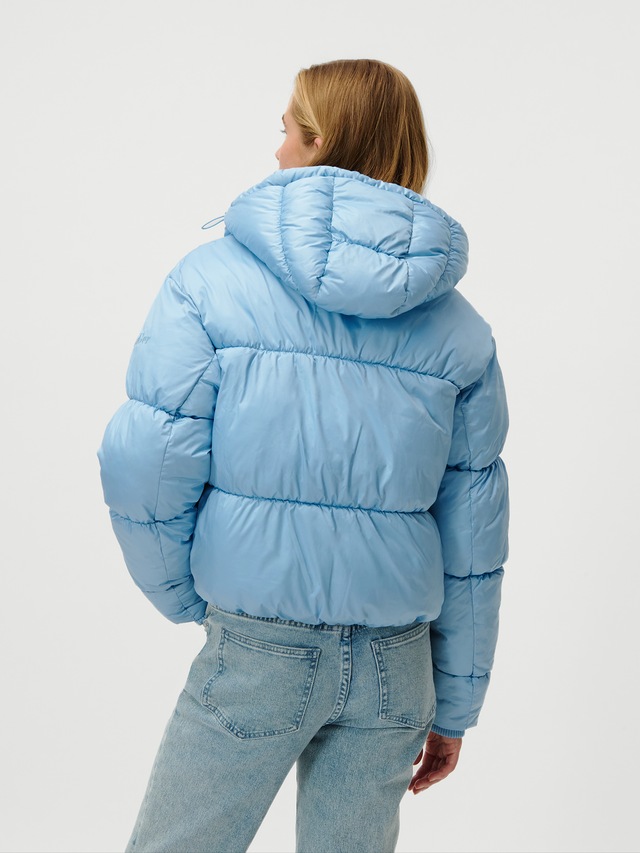 LeGer Steppjacke »Viveka, LeGer by Lena Gercke« mit Kapuze Cropped, mit Rucksack-Riemen innen, Winterjacke