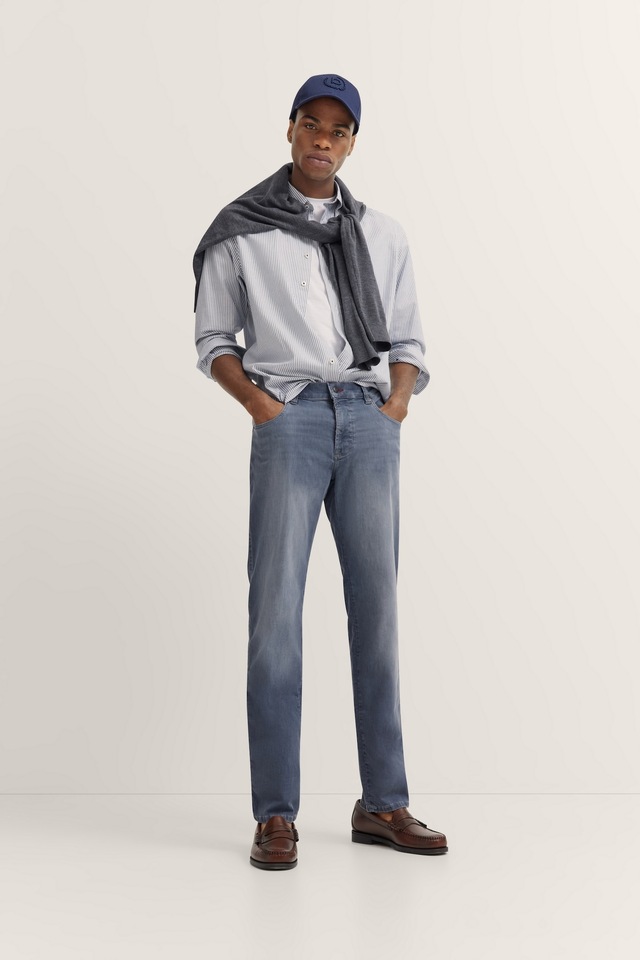 bugatti 5-Pocket-Jeans mit Stretchfunktion
