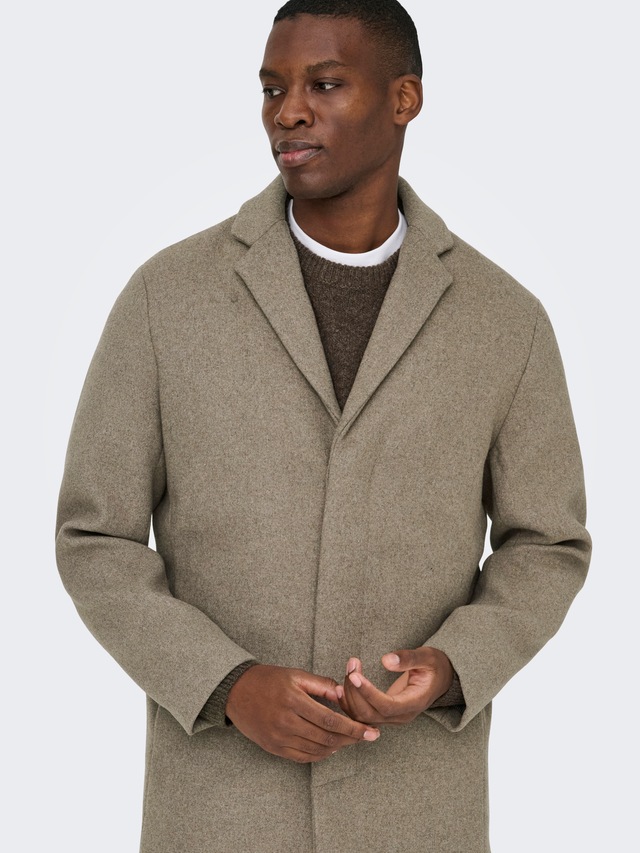 ONLY & SONS Kurzmantel »ONSARON WOOL COAT OTW«