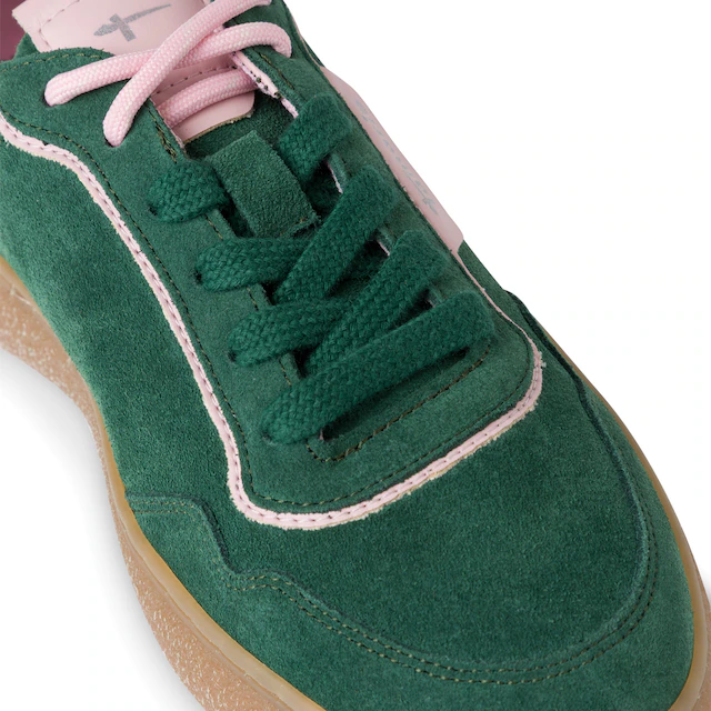 Tamaris Plateausneaker , Freizeitschuh, Halbschuh, Schnürschuh mit Kontrastbesatz