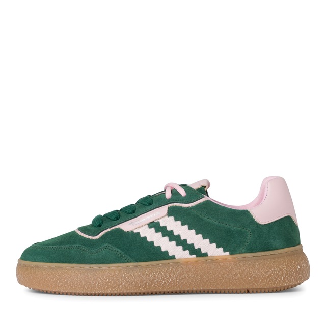 Tamaris Plateausneaker , Freizeitschuh, Halbschuh, Schnürschuh mit Kontrastbesatz