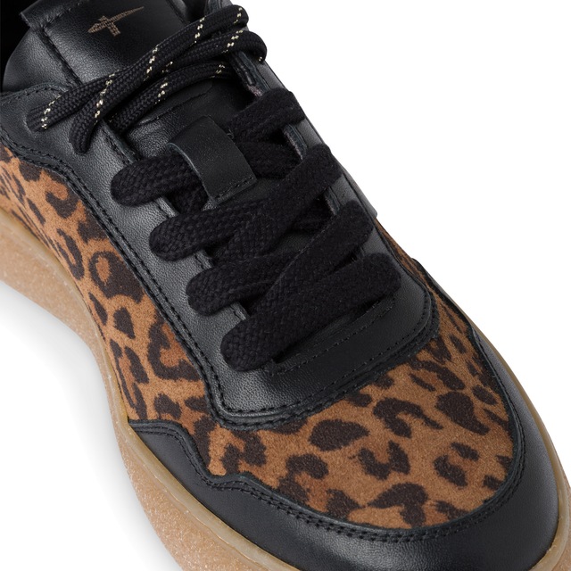 Tamaris Plateausneaker , Freizeitschuh, Halbschuh, Schnürschuh mit Kontrastbesatz