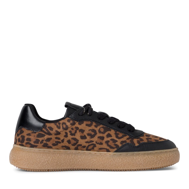 Tamaris Plateausneaker , Freizeitschuh, Halbschuh, Schnürschuh mit Kontrastbesatz