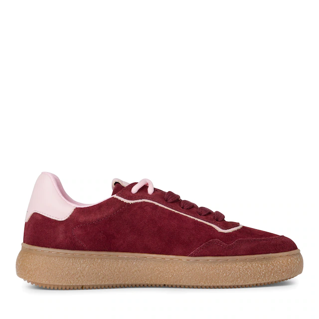 Tamaris Plateausneaker , Freizeitschuh, Halbschuh, Schnürschuh mit Kontrastbesatz