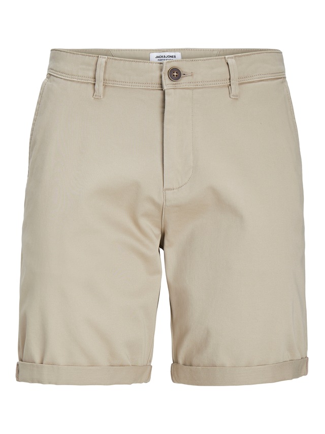 Jack & Jones PlusSize Chinoshorts »JPSTBOWIE JJSHORTS SOLID SN PLS« mit Umschlag