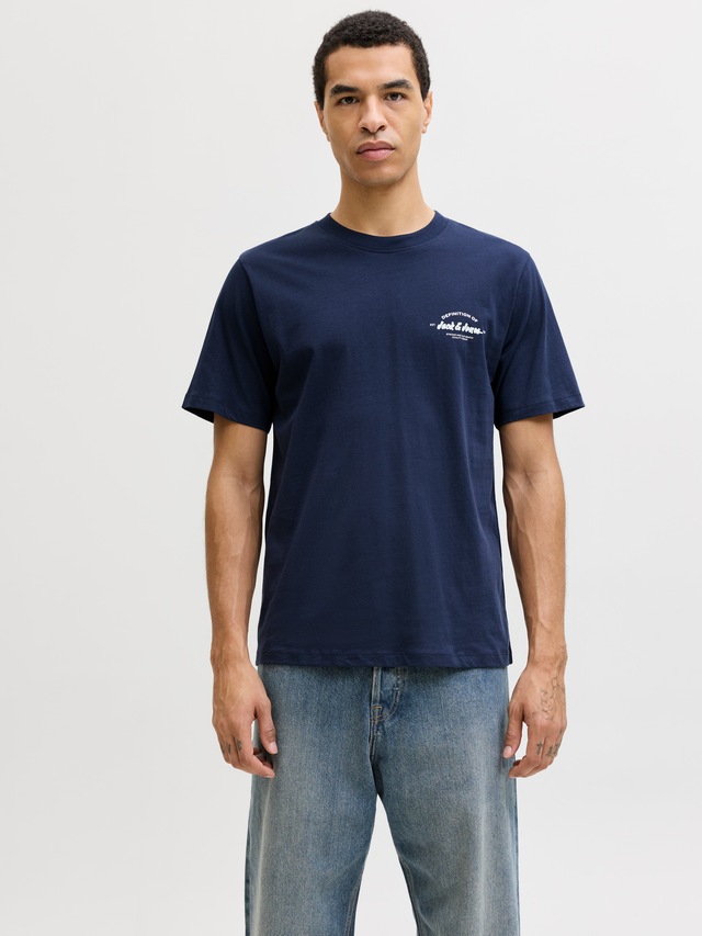 Jack & Jones Rundhalsshirt »JJBRANDON TEE SS CREW NECK«