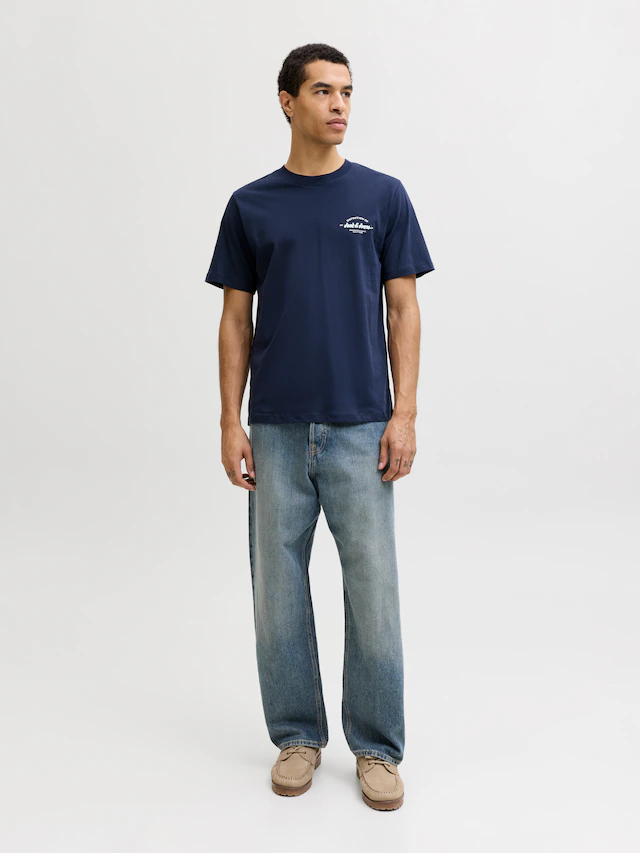 Jack & Jones Rundhalsshirt »JJBRANDON TEE SS CREW NECK«