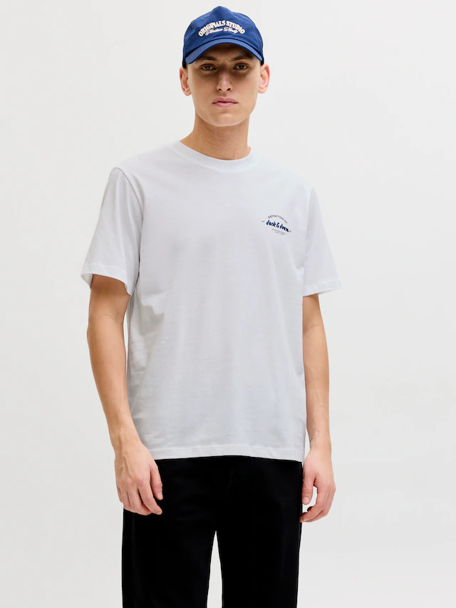 Jack & Jones Rundhalsshirt »JJBRANDON TEE SS CREW NECK«