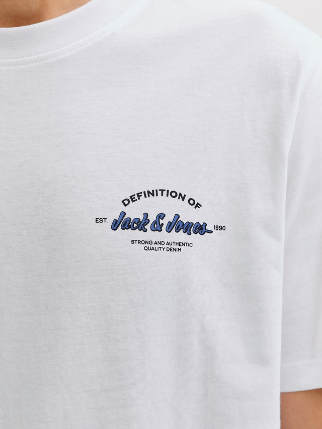 Jack & Jones Rundhalsshirt »JJBRANDON TEE SS CREW NECK«