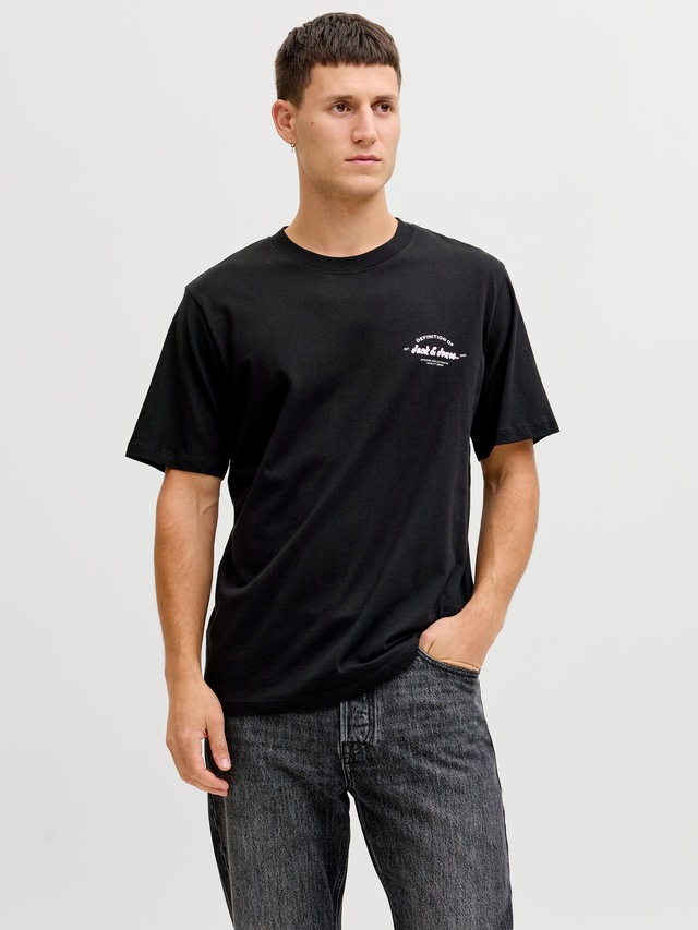 Jack & Jones Rundhalsshirt »JJBRANDON TEE SS CREW NECK«