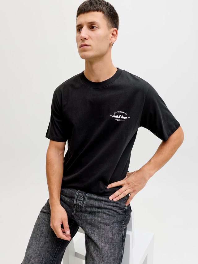 Jack & Jones Rundhalsshirt »JJBRANDON TEE SS CREW NECK«