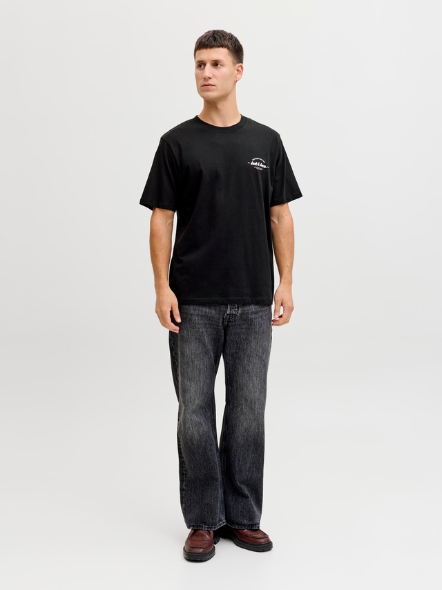 Jack & Jones Rundhalsshirt »JJBRANDON TEE SS CREW NECK«