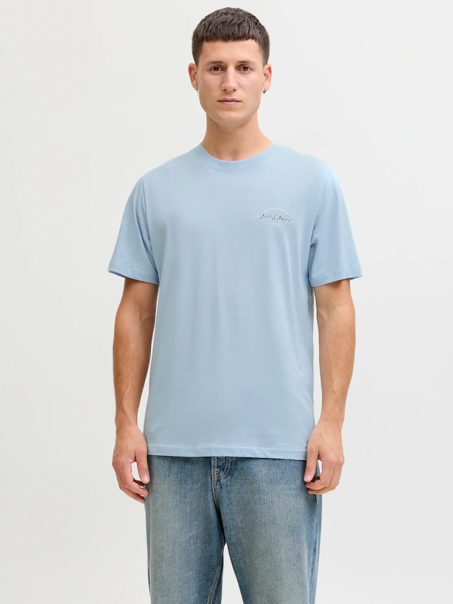 Jack & Jones Rundhalsshirt »JJBRANDON TEE SS CREW NECK«