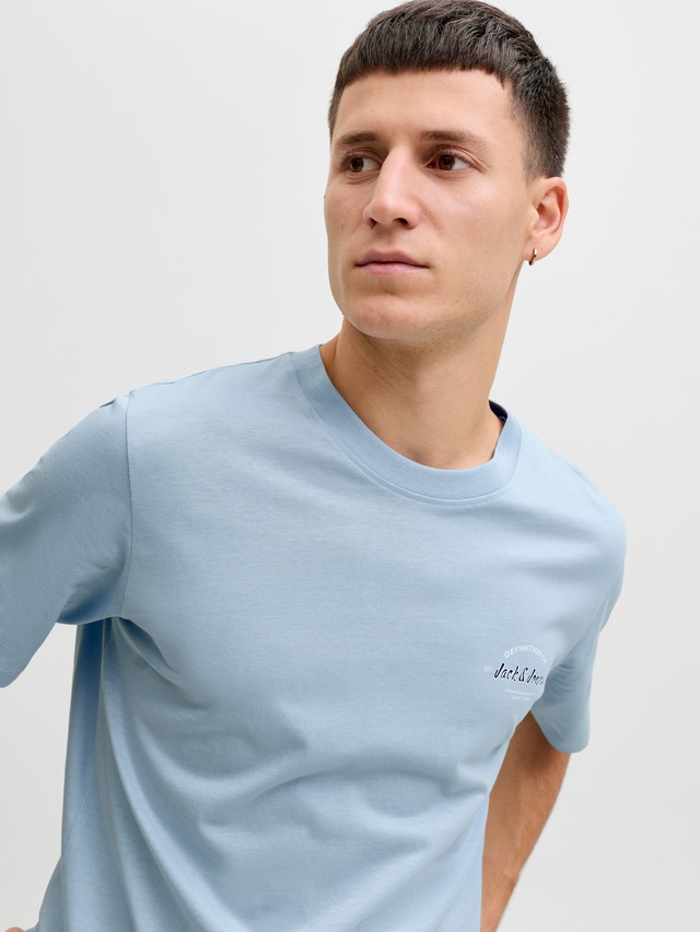 Jack & Jones Rundhalsshirt »JJBRANDON TEE SS CREW NECK«