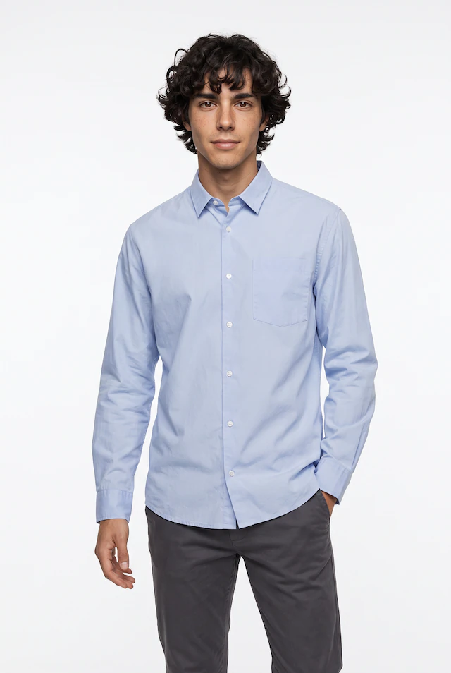 Jack & Jones Langarmhemd »JJCOLE POPLIN STRIPE SHIRT LS«