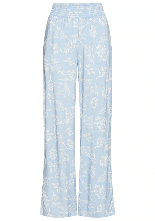 LASCANA Pyjamahose mit elastischem Bund in gesmokter Optik